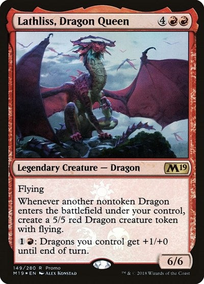 Lathliss, Dragon Queen (Promos: Media) Medium Play Foil