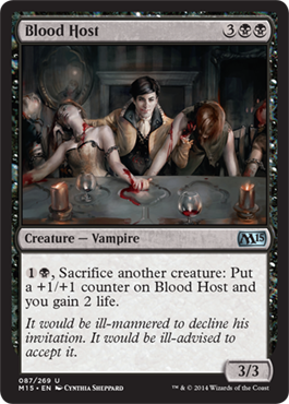 Blood Host (Magic 2015 Core Set) Medium Play