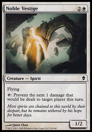 Noble Vestige (Zendikar) Light Play