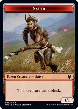 Satyr Token (Theros Beyond Death) Light Play
