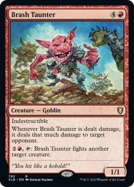 Brash Taunter (Commander Legends: Battle for Baldur's Gate) Near Mint