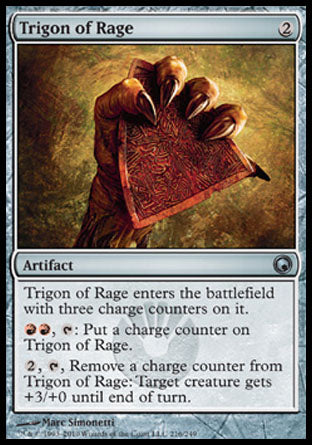 Trigon of Rage (Scars of Mirrodin) Light Play