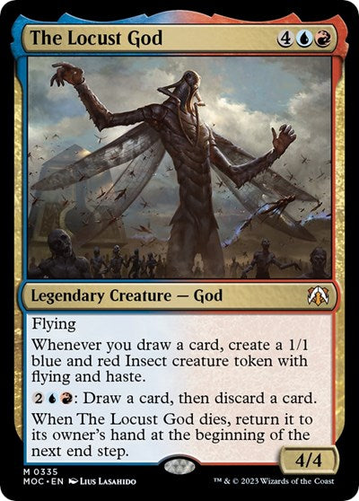 The Locust God (Commander: March of the Machine) Near Mint