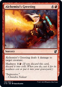 Alchemist's Greeting (Commander 2019) Light Play