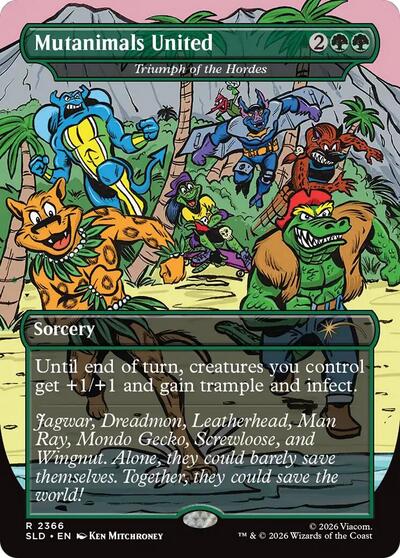 Mutanimals United - Triumph of the Hordes (Secret Lair) Near Mint