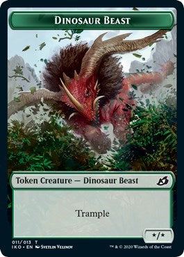 Dinosaur Beast Token (Ikoria: Lair of Behemoths) Near Mint