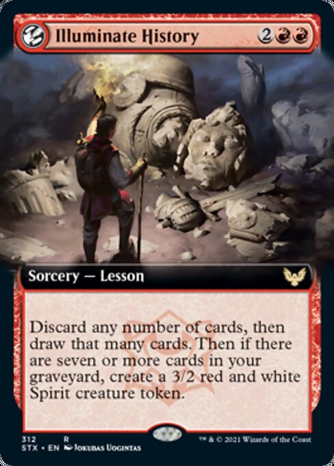 Illuminate History (Extended Art) (Strixhaven) Near Mint Foil