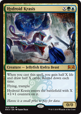 Hydroid Krasis (Ravnica Allegiance) Near Mint Foil