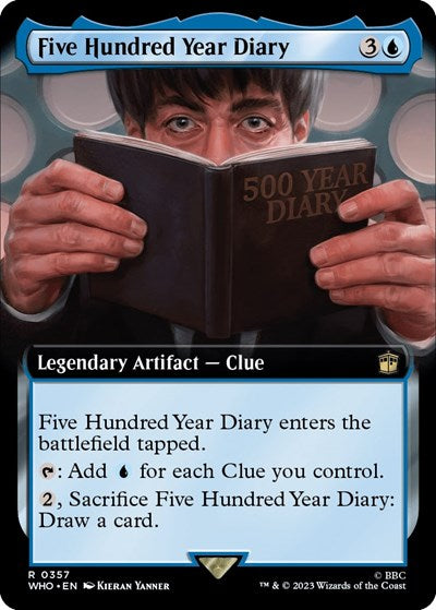 Five Hundred Year Diary (Extended Art) (Universes Beyond: Doctor Who) Light Play Foil