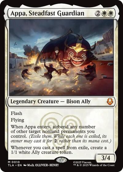 Appa, Steadfast Guardian (Avatar: The Last Airbender) Light Play Foil