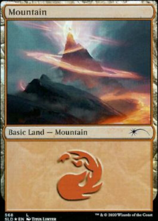 Mountain 568 (Secret Lair) Near Mint Foil
