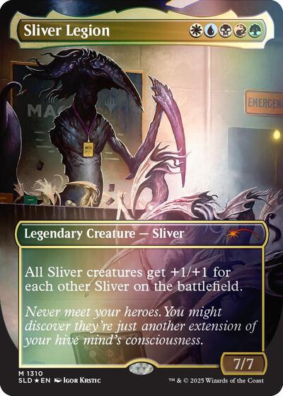 Sliver Legion (1310) (Secret Lair) Light Play Foil