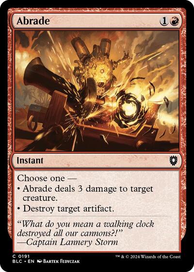 Abrade (Commander: Bloomburrow) Near Mint