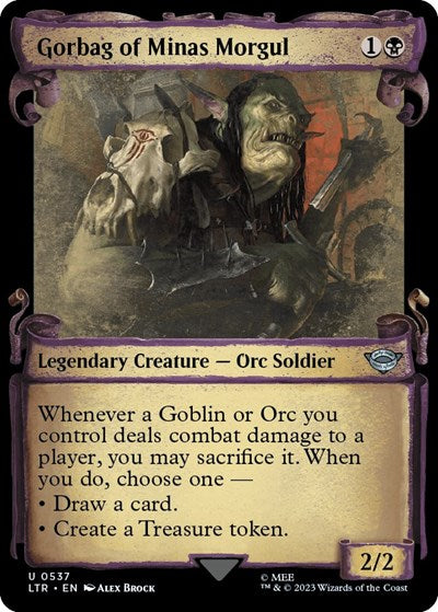 Gorbag of Minas Morgul (Showcase Scrolls) (Universes Beyond: The Lord of the Rings: Tales of Middle-earth) Near Mint Foil