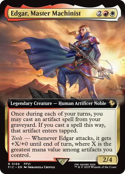 Edgar  Master Machinist  Extended Art|0|0|0.00