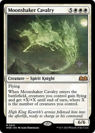 Moonshaker Cavalry (Promo Pack: Wilds of Eldraine) Near Mint