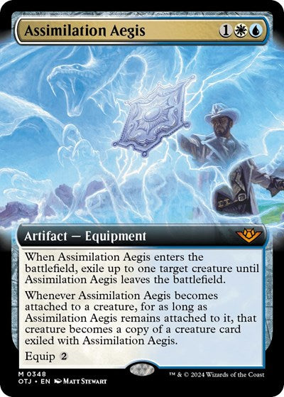 Assimilation Aegis (Extended Art) (Outlaws of Thunder Junction) Near Mint Foil