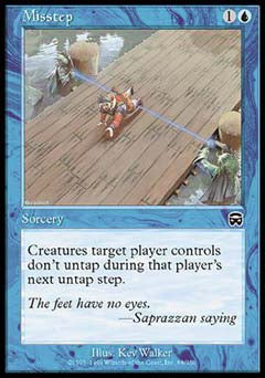 Misstep (Mercadian Masques) Light Play