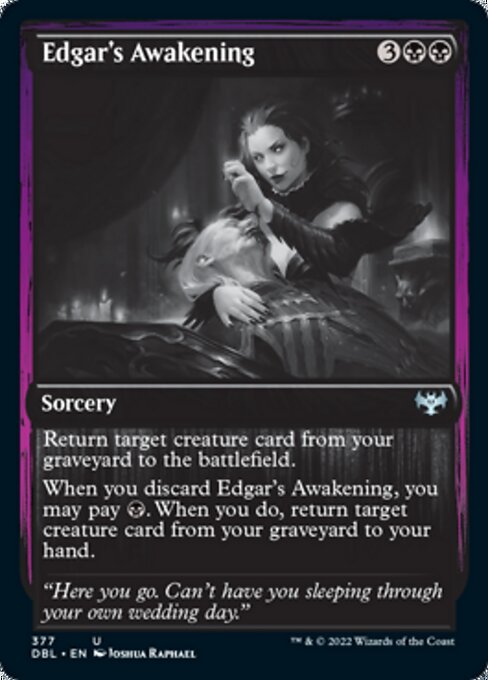 Edgar's Awakening (Innistrad: Double Feature) Light Play