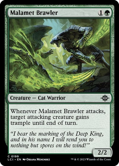 Malamet Brawler (The Lost Caverns of Ixalan) Near Mint Foil