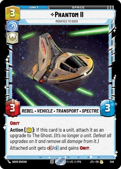Phantom II Modified to Dock (Foil) (Jump to Lightspeed) Near Mint Foil