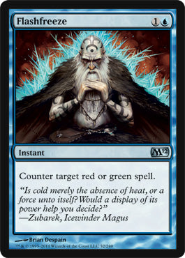 Flashfreeze (Magic 2012 Core Set) Medium Play Foil
