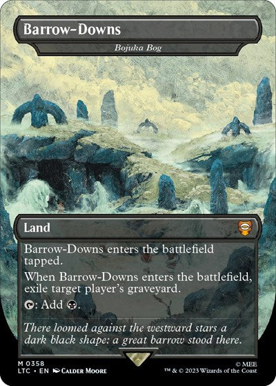 Barrow-Downs - Bojuka Bog (Commander: The Lord of the Rings: Tales of Middle-earth) Damaged / Poor Foil