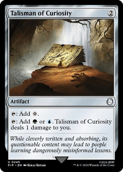 Talisman of Curiosity (Universes Beyond: Fallout) Light Play Foil