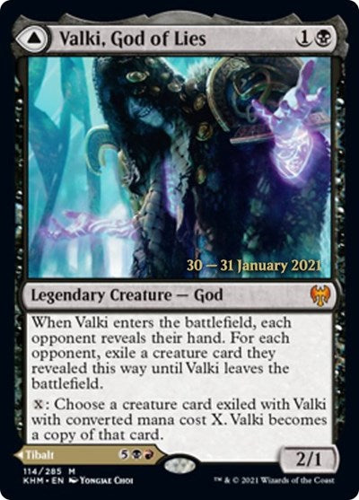 Valki, God of Lies (Promos: Prerelease Cards) Light Play Foil