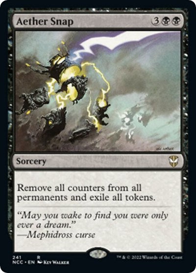 Aether Snap (Commander: Streets of New Capenna) Light Play