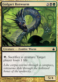 Golgari Rotwurm (Ravnica) Medium Play