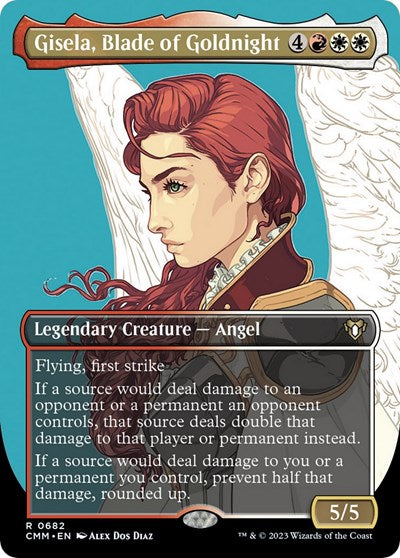 Gisela, Blade of Goldnight (Borderless) (Commander Masters) Near Mint