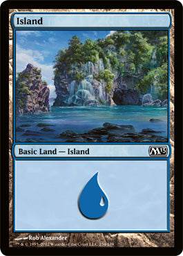Island (234) (Magic 2013 Core Set) Light Play