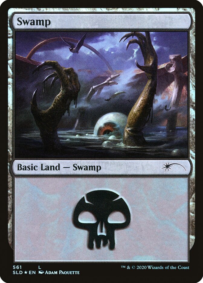 Swamp 561 (Secret Lair) Near Mint Foil