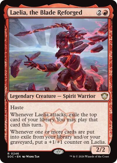 Laelia, the Blade Reforged (Commander: Secrets of Strixhaven) Near Mint