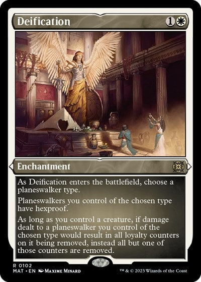 Deification (Foil Etched) (March of the Machine: The Aftermath) Near Mint Foil