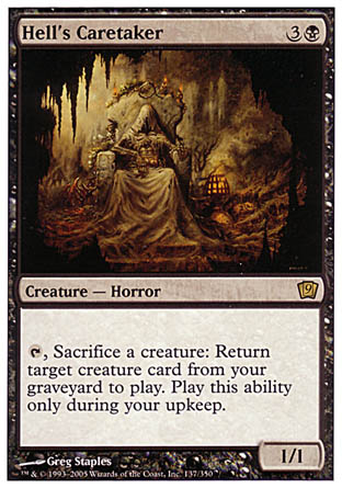 Hell's Caretaker (9th Edition) Heavy Play