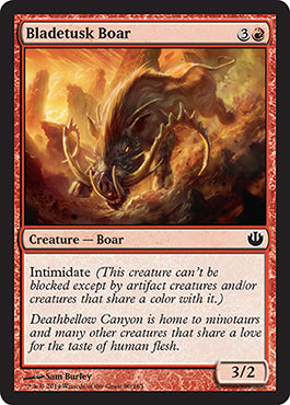 Bladetusk Boar (Journey into Nyx) Light Play Foil