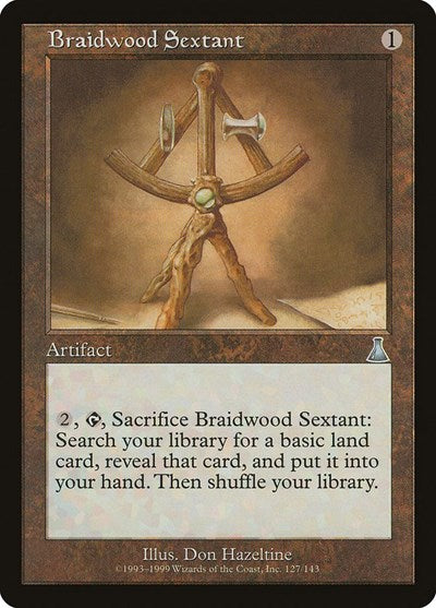 Braidwood Sextant (Urza's Destiny) Medium Play Foil