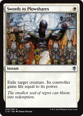 Swords to Plowshares (Commander 2016 Edition) Heavy Play