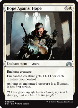 Hope Against Hope (Shadows Over Innistrad) Light Play Foil
