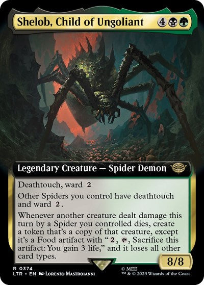 Shelob, Child of Ungoliant (Extended Art) (Universes Beyond: The Lord of the Rings: Tales of Middle-earth) Light Play