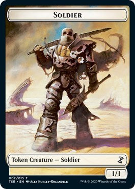 Soldier Token (Time Spiral Remastered) Light Play