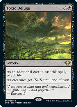 Toxic Deluge (Commander Collection: Black) Light Play