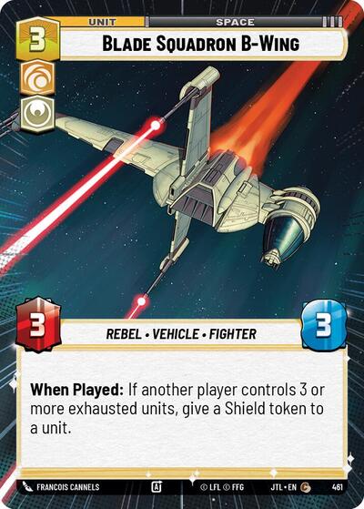 Blade Squadron B-Wing (Hyperspace) (Jump to Lightspeed) Near Mint