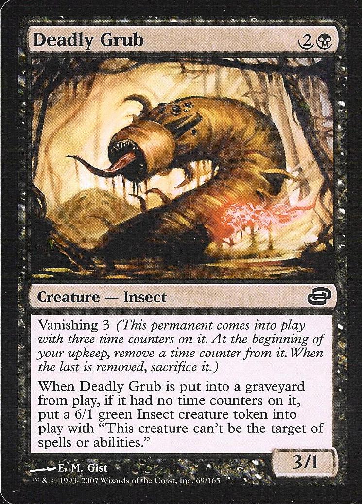 Deadly Grub (Planar Chaos) Light Play Foil