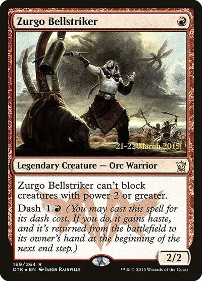 Zurgo Bellstriker (Promos: Prerelease Cards) Light Play Foil