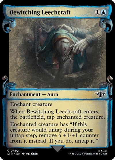 Bewitching Leechcraft (Showcase Scrolls) (Universes Beyond: The Lord of the Rings: Tales of Middle-earth) Near Mint Foil