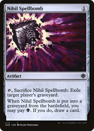 Nihil Spellbomb (Commander 2022 Starter Decks) Near Mint