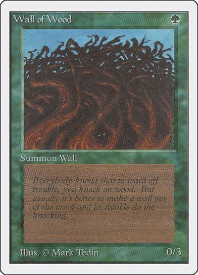 Wall of Wood|1|0|0.00